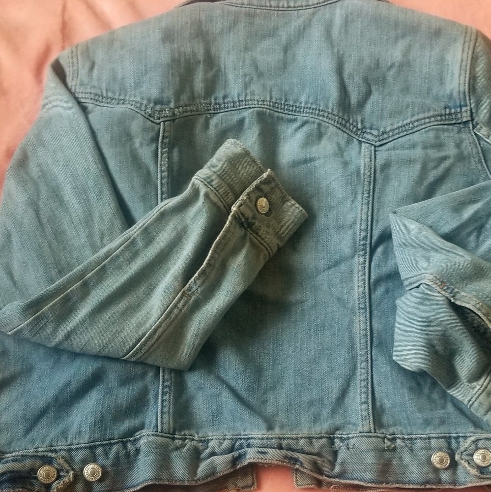 Distressed Denim Jacket - Picture 5 of 6